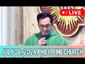 QUIAPO CHURCH LIVE MASS TODAY REV FR DOUGLAS BADONG JULY 8,2024