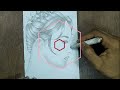 How to draw a girl face / Smart girl face - pencil sketching
