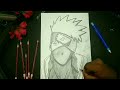 How to Drow kakashi Hatake || How to Drow anime step by step || ideas for beginner #trending#kakashi