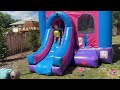 The RSG Kids | BOUNCE HOUSE FUN WITH GRANDPA!