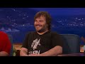 Conan Pays Jack Black To Do A Tiger Roll | CONAN on TBS