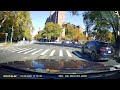 Rove 4K dashcam.  Mercedes suv goes on Red light.