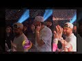 Travis Kelce's WINNING SMILE during ' Karma is the guy on the chiefs' at Wembley
