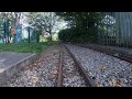 Halton Miniature Railway One Full Loop - Drivers Eye Cab View - 4K UHD - Narrow Gauge Railway