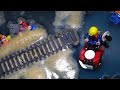 Dam Breach Experiment - Massive Failure of NEW LEGO Dam, Underground Construction Collapse