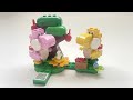 Building LEGO Super Mario Yoshis' Egg-cellent Forest Expansion Set 71428