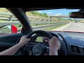 Audi R8 V10 RWS on German Autobahn