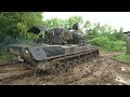 Tanks driving through thick mud - Museumsfest Uffenheim 2024