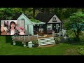 I built tiny homes for me and my bestie | The Sims 4 Speed Build