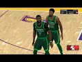 NBA 2K21: Celtics @ Lakers