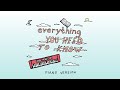 Rob Riccardo - Everything You Need to Know (Piano Version)