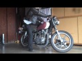 KZ750 with straight pipes (post-jet)