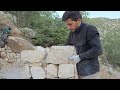 SOLO BUILDING A STONE DUGOUT WITH FIREPLACE IN 75 DAYS | Diy Crafts, Bushcraft, Nature Movie