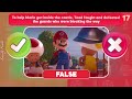 Super Mario Bros Movie Quiz: True or False Challenge! 🍄 Test Your Knowledge!
