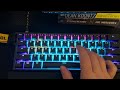 My Wooting Keyboard RGB Settings