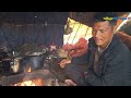 The Pastoral Life | Nepal🇳🇵| Himalayan Sheep shepherd Life in Rain |Ep-56| Herders cooking & eating