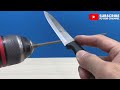 Most Effective Ways to Sharpen Knives Super Sharp Like a Sword! AMAZING CREATION