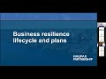 Session #1 – Business Resilience Basics