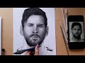 Drawing Lionel Messi : Timelapse / pencil drawing / Leo Messi / how to draw messi
