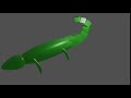 Blender Lizard Tail Animation