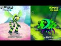 My singing monsters: Original Humbug VS Humbug Island Monsters