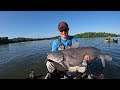 3 Hours of RAW and UNCUT Kayak Catfishing | Anchor Fishing with Cut Bait on Chickamauga Reservoir
