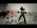 Bardock vs Goku black & Kid buu