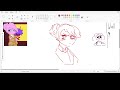 Drawing my ocs as a humans in paint (very silly stream)