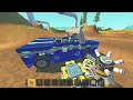 Who Can Find the Best Amphibious Vehicle on the Workshop? (Scrap Mechanic Multiplayer)