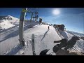 Skiing A Blue Day At Arapahoe Basin Colorado February 11, 2024