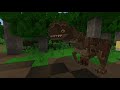 NEDRY & THE DILOPHOSAURUS! Jurassic World Minecraft DLC Gameplay