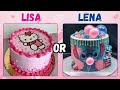 Lisa or Lena 💕 Hello kitty vs Stitch 💖💙 #lisa #lena #lisaorlena #viral #trending