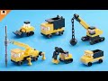 Lego Construction Mini Vehicles - Part 6 (Tutorial)