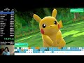 Pokémon Let's Go, Pikachu Any% NMS Speedrun in 3:04:55