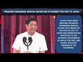 FUNNY MOMENT OF PRESIDENT BONGBONG MARCOS ON HIS DEPARTURE SPEECH TO JAPAN