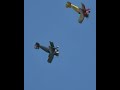 Three Bucker Jungmeisters at La Ferté-Alais! #aviation #airshow #flying #aerobatics #biplane