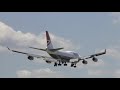 British Airways Boeing 747-400 Landing Rwy 28C Chicago ORD Airport