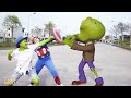 Game 5 Superhero Pro | Baby Miss T & Buzz Lightyear Vs Zombie | ACTION TEDDY
