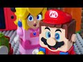 Lego Mario enters the Super Mario game on Nintendo Switch. Will he be able to save Peach? #legomario