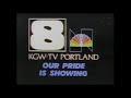 NBC KGW Channel 8 Portland Promos & Commercials Jan. (1982)