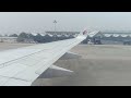 Malaysia Airlines Boeing B737-8H6 landing at LGK wing view.