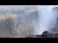 Victoria water fall lunar rainbow viewing point Zambia side