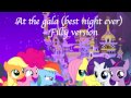 My little pony: Friendship is magic - at the gala (best night ever): filly version