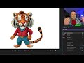 Making Animated Characters with AI Art (Adobe Character Animator Tutorial)