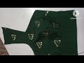 blouse frant part stitching