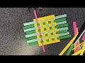 Mini Paper Weaving