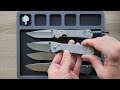 Chris Reeve Knives PDW Waves Large Inkosi Unboxing and a look at all 4 Prometheus design werx knives