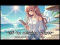 🌊 lofi music with the sound of summer waves and rhythm, 1 hour - lofi music for relaxing waves