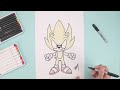 How To Draw Super Sonic