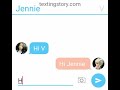 Jennie and V chat together